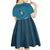 Italy Basilicata Kid Short Sleeve Dress Map With Flag Style - Wonder Print Shop