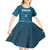 Italy Basilicata Kid Short Sleeve Dress Map With Flag Style - Wonder Print Shop