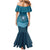 Italy Basilicata Mermaid Dress Map With Flag Style - Wonder Print Shop