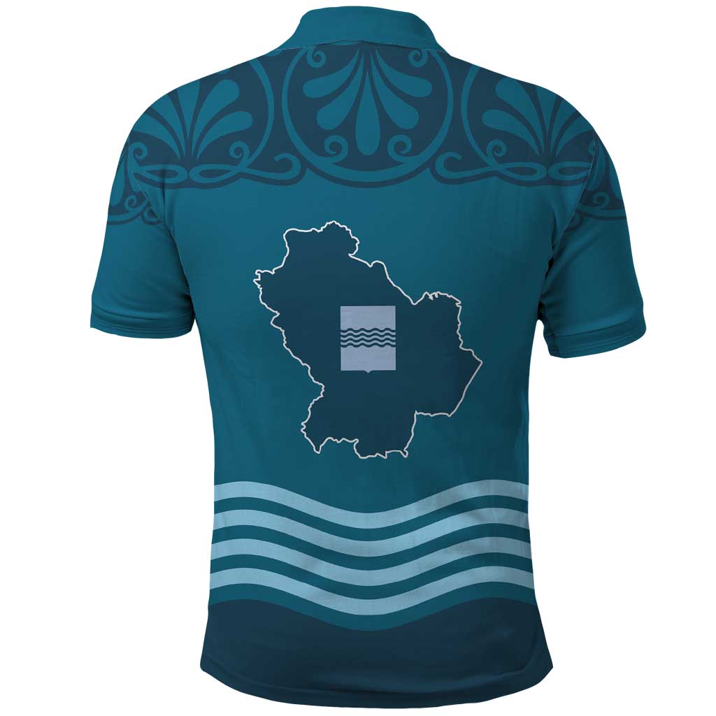 Italy Basilicata Polo Shirt Map With Flag Style - Wonder Print Shop