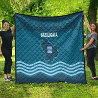 Italy Basilicata Quilt Map With Flag Style - Wonder Print Shop