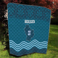 Italy Basilicata Quilt Map With Flag Style - Wonder Print Shop