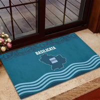 Italy Basilicata Rubber Doormat Map With Flag Style - Wonder Print Shop