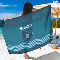 Italy Basilicata Sarong Map With Flag Style - Wonder Print Shop