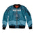 Italy Basilicata Sleeve Zip Bomber Jacket Map With Flag Style - Wonder Print Shop