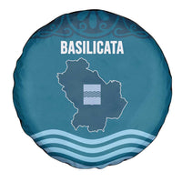 Italy Basilicata Spare Tire Cover Map With Flag Style - Wonder Print Shop