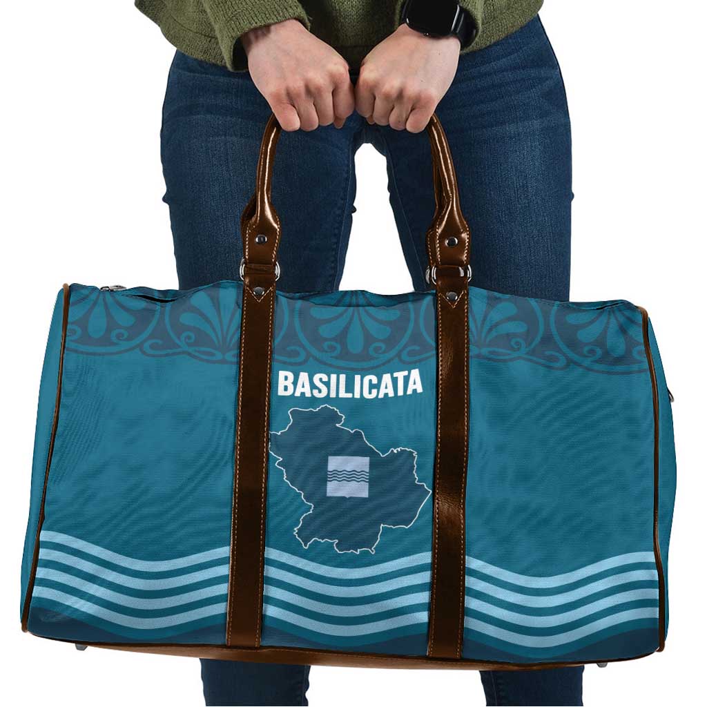 Italy Basilicata Travel Bag Map With Flag Style - Wonder Print Shop