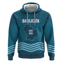 Italy Basilicata Zip Hoodie Map With Flag Style - Wonder Print Shop
