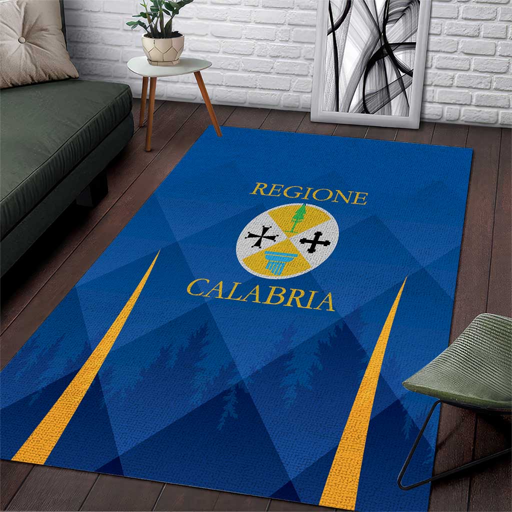 Italy Calabria Area Rug Flag Style - Wonder Print Shop