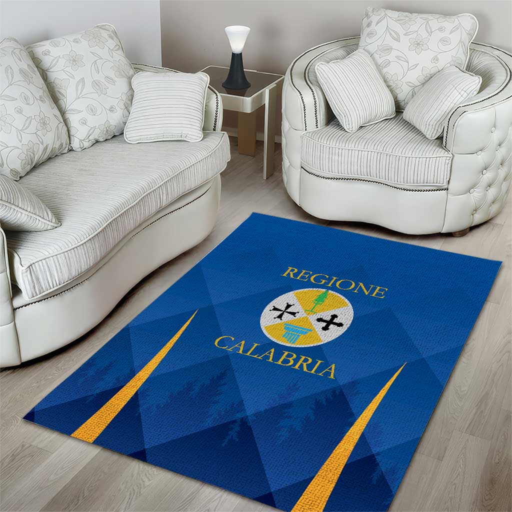 Italy Calabria Area Rug Flag Style - Wonder Print Shop