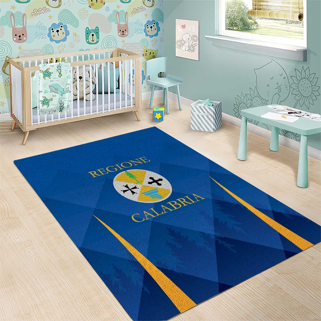 Italy Calabria Area Rug Flag Style - Wonder Print Shop