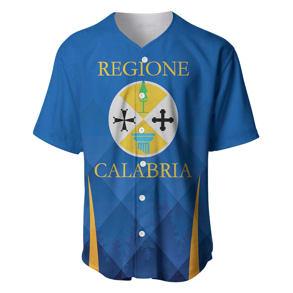 Italy Calabria Baseball Jersey Flag Style - Wonder Print Shop