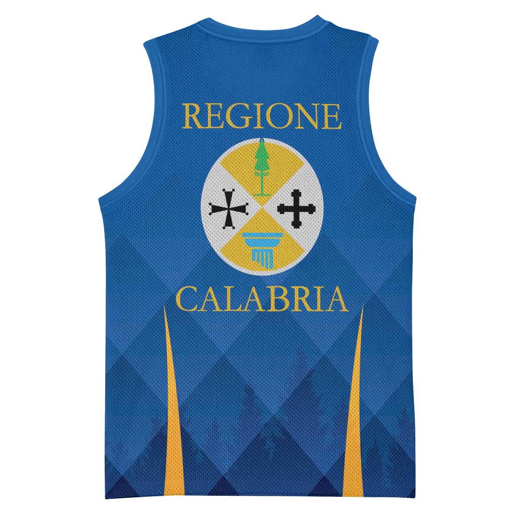 Italy Calabria Basketball Jersey Flag Style - Wonder Print Shop