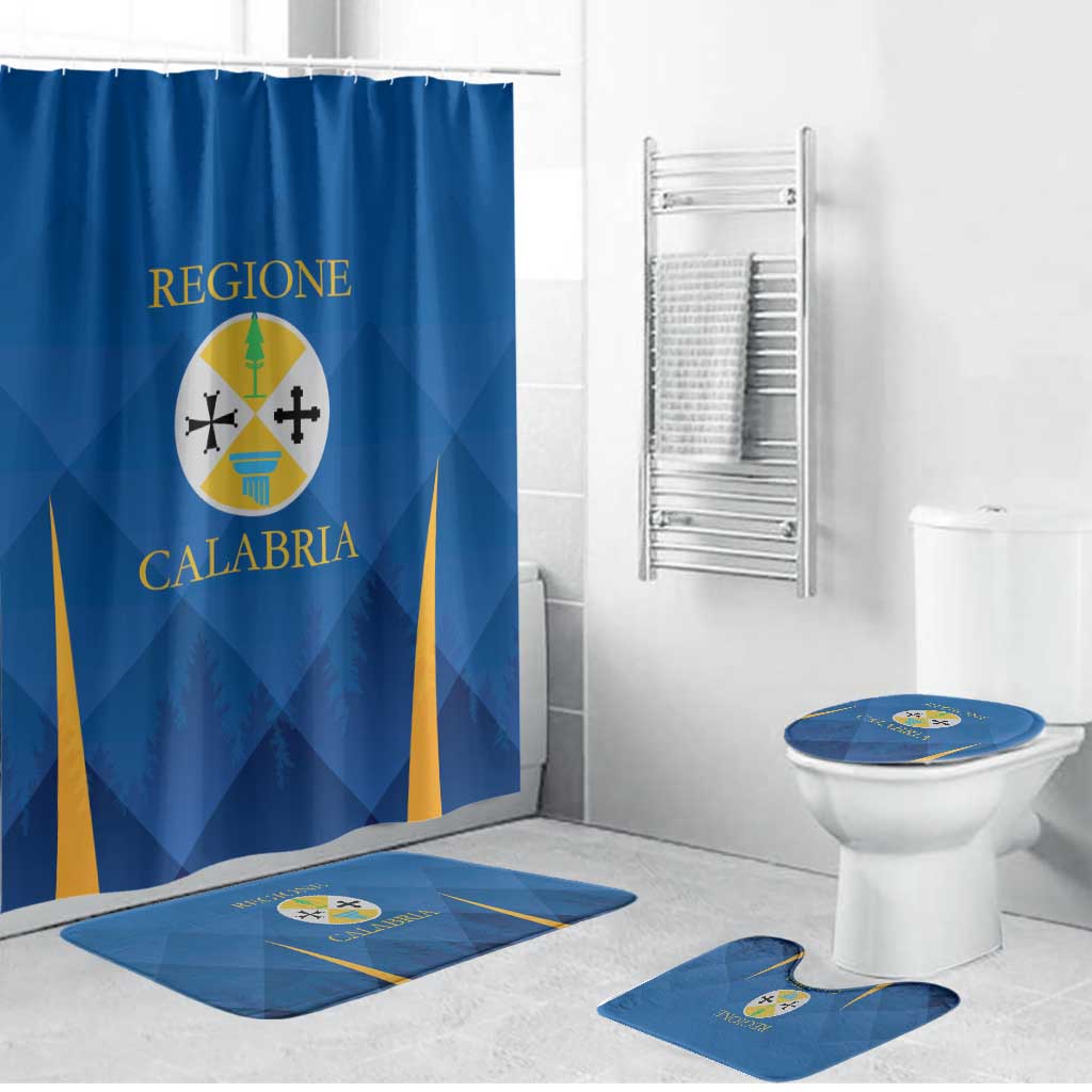 Italy Calabria Bathroom Set Flag Style - Wonder Print Shop
