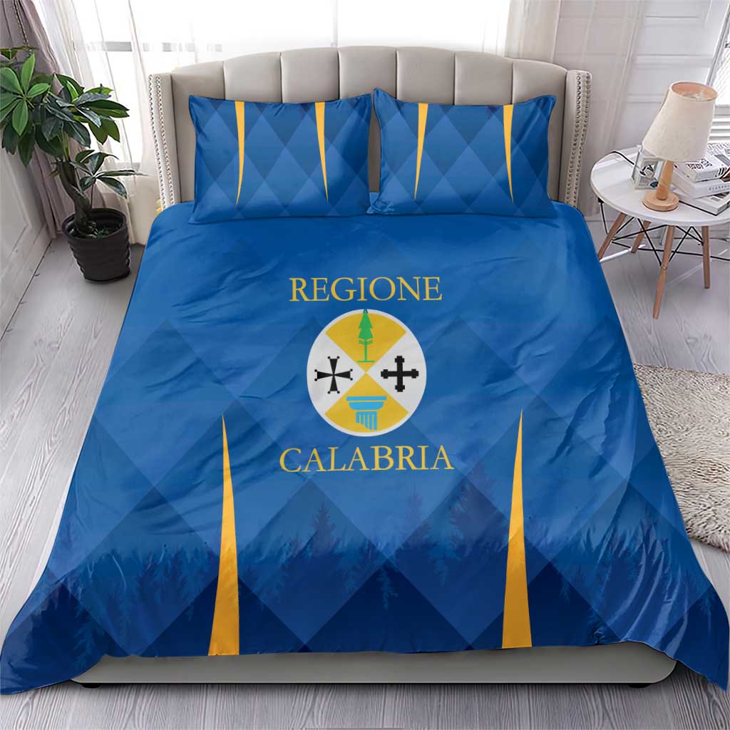 Italy Calabria Bedding Set Flag Style - Wonder Print Shop