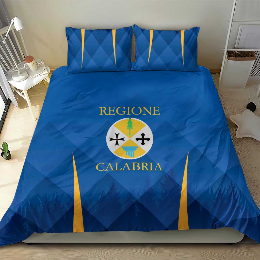Italy Calabria Bedding Set Flag Style - Wonder Print Shop