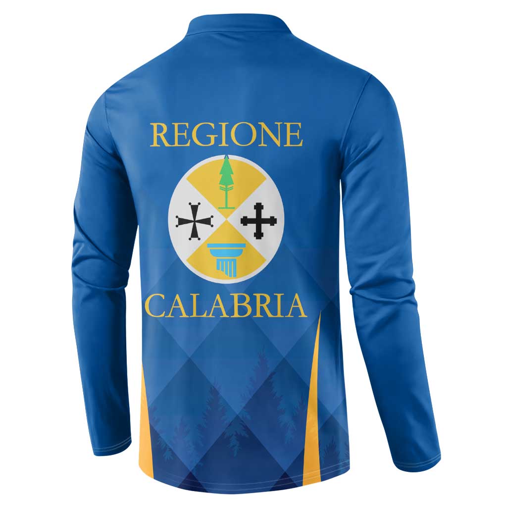 Italy Calabria Button Sweatshirt Flag Style - Wonder Print Shop