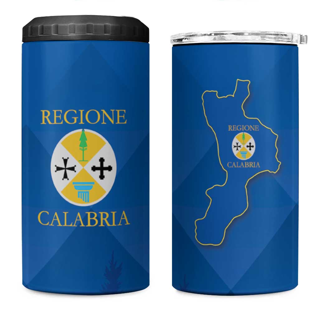 Italy Calabria 4 in 1 Can Cooler Tumbler Flag Style - Wonder Print Shop