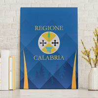 Italy Calabria Canvas Wall Art Flag Style - Wonder Print Shop