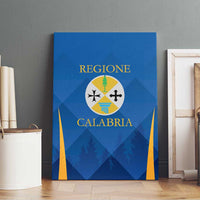 Italy Calabria Canvas Wall Art Flag Style - Wonder Print Shop