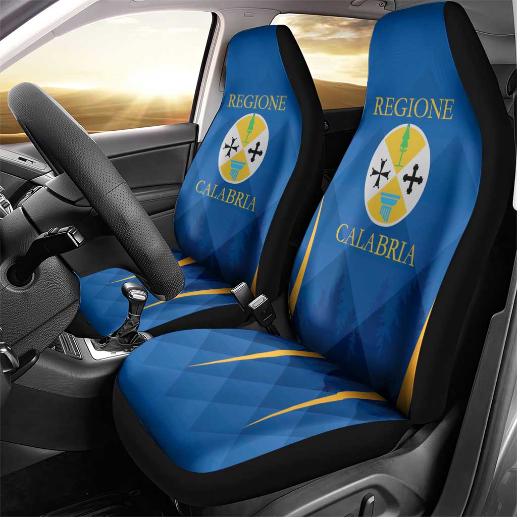 Italy Calabria Car Seat Cover Flag Style - Wonder Print Shop