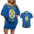 Italy Calabria Couples Matching Off Shoulder Short Dress and Hawaiian Shirt Flag Style - Wonder Print Shop