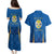 Italy Calabria Couples Matching Puletasi and Hawaiian Shirt Flag Style - Wonder Print Shop
