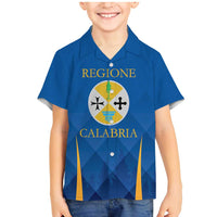 Italy Calabria Family Matching Mermaid Dress and Hawaiian Shirt Flag Style - Wonder Print Shop