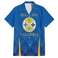 Italy Calabria Family Matching Off The Shoulder Long Sleeve Dress and Hawaiian Shirt Flag Style - Wonder Print Shop