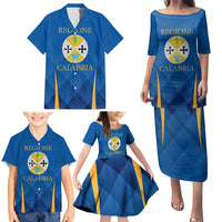 Italy Calabria Family Matching Puletasi and Hawaiian Shirt Flag Style - Wonder Print Shop