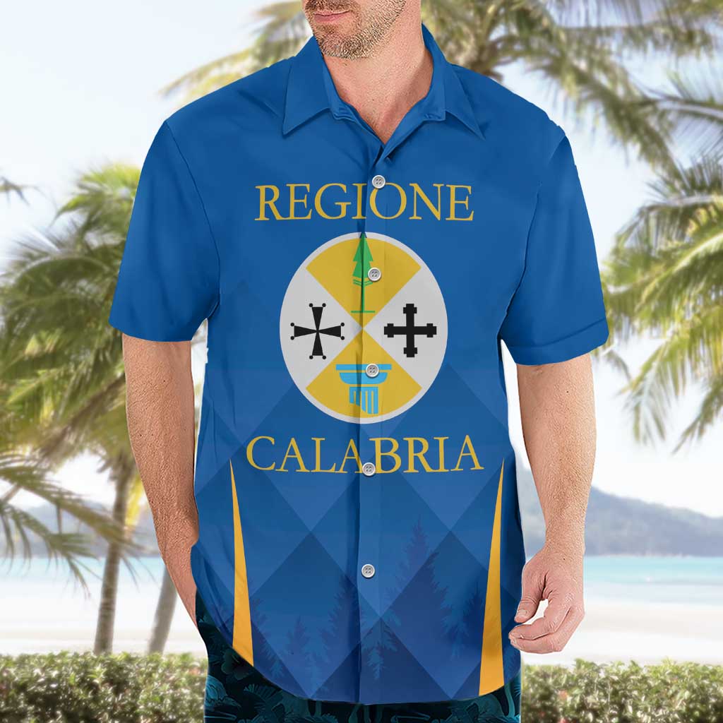 Italy Calabria Hawaiian Shirt Flag Style - Wonder Print Shop