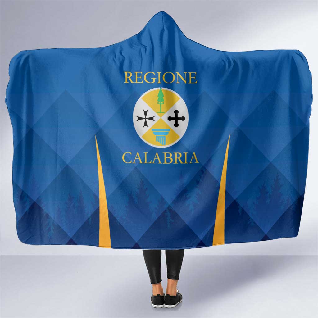 Italy Calabria Hooded Blanket Flag Style - Wonder Print Shop
