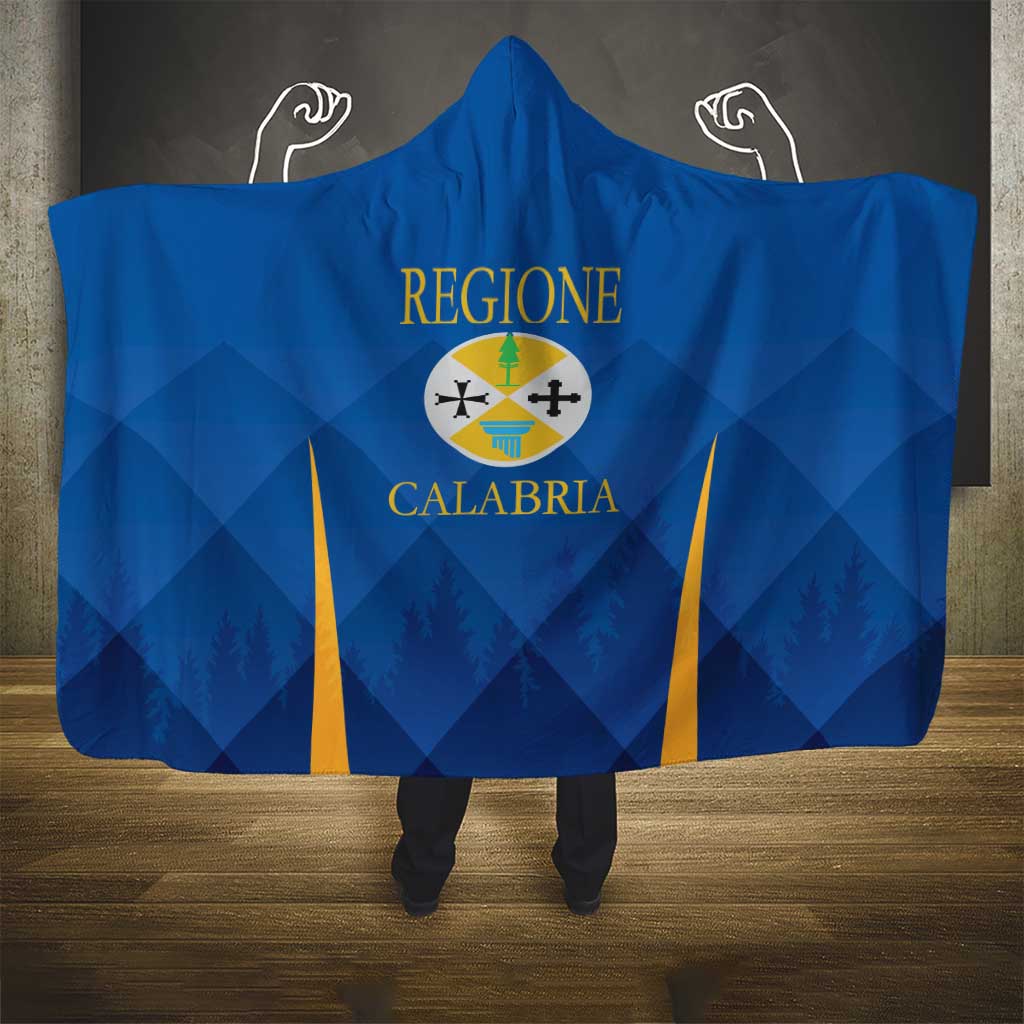 Italy Calabria Hooded Blanket Flag Style - Wonder Print Shop