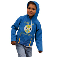 Italy Calabria Kid Hoodie Flag Style - Wonder Print Shop