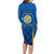 Italy Calabria Long Sleeve Bodycon Dress Flag Style - Wonder Print Shop