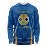 Italy Calabria Long Sleeve Shirt Flag Style - Wonder Print Shop