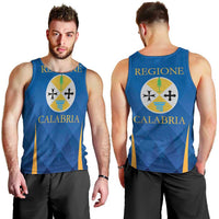 Italy Calabria Men Tank Top Flag Style - Wonder Print Shop