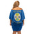 Italy Calabria Off Shoulder Short Dress Flag Style - Wonder Print Shop