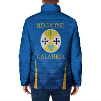 Italy Calabria Padded Jacket Flag Style - Wonder Print Shop
