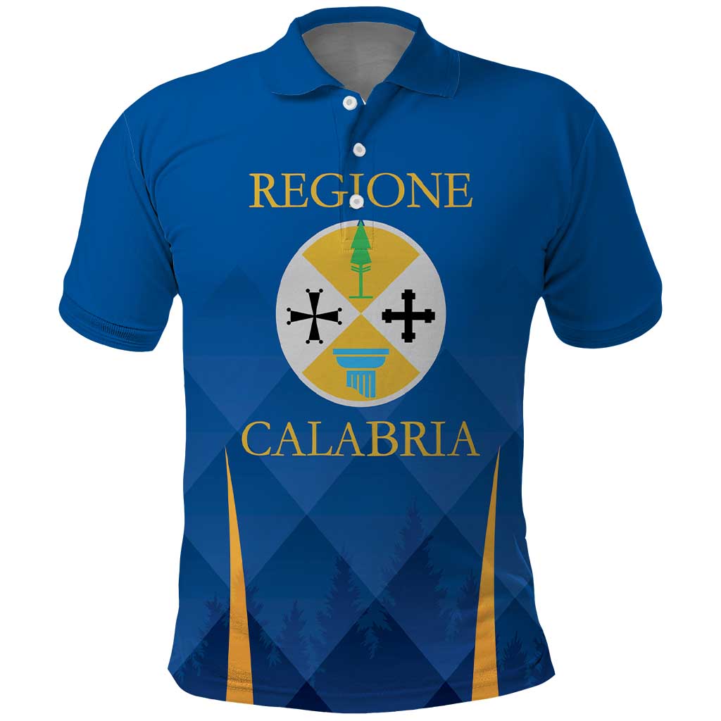 Italy Calabria Polo Shirt Flag Style - Wonder Print Shop