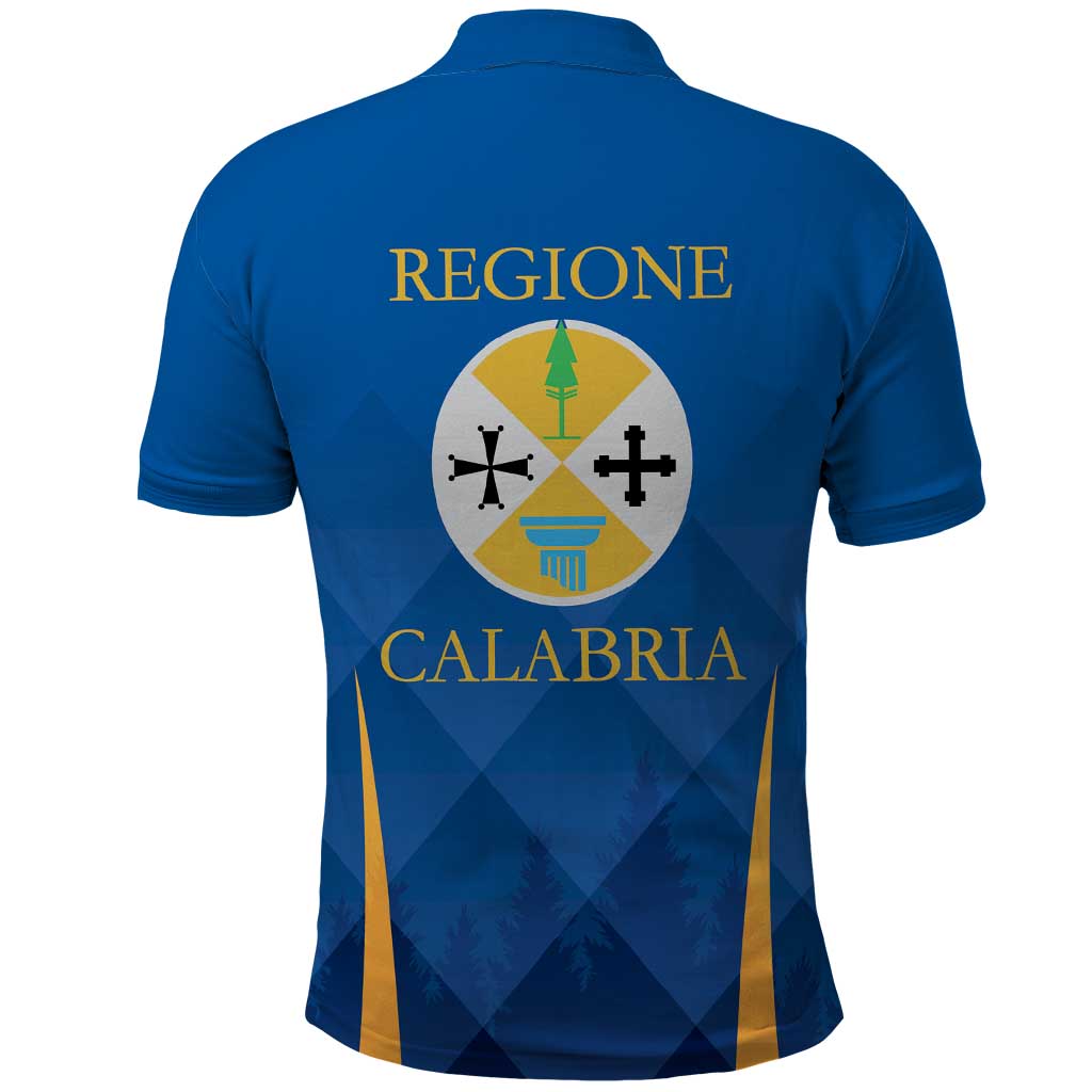 Italy Calabria Polo Shirt Flag Style - Wonder Print Shop