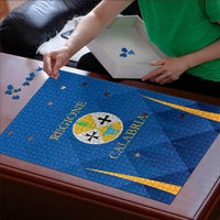 Italy Calabria Puzzle Flag Style - Wonder Print Shop