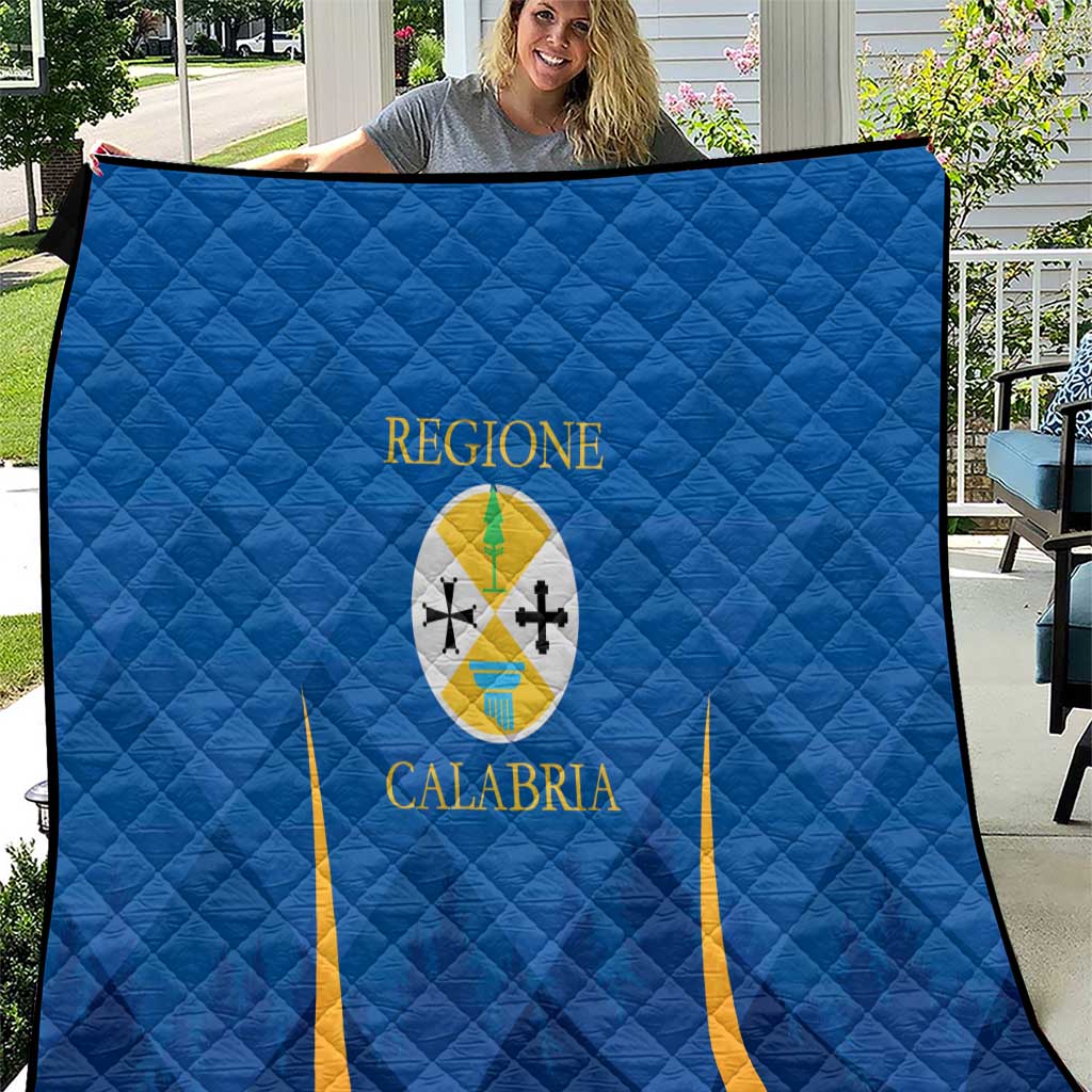 Italy Calabria Quilt Flag Style - Wonder Print Shop