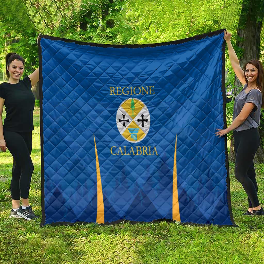 Italy Calabria Quilt Flag Style - Wonder Print Shop