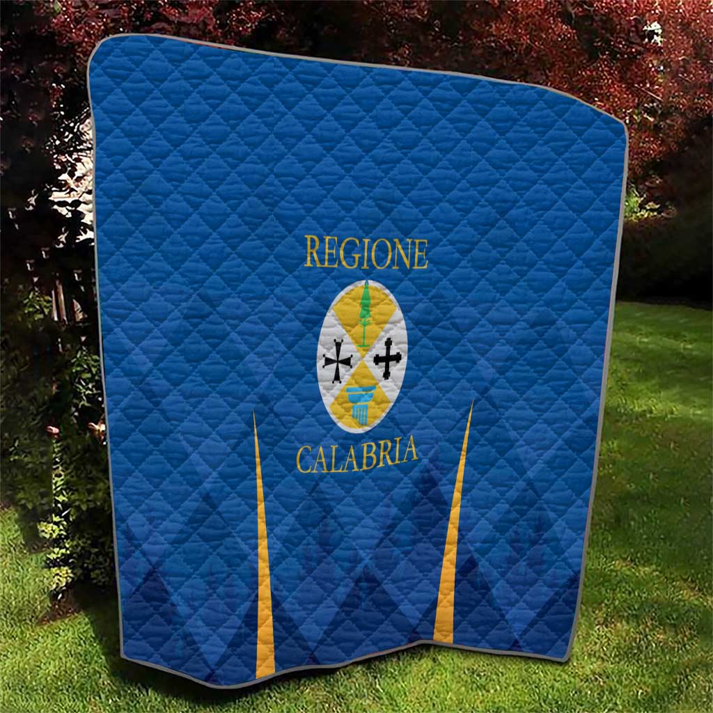 Italy Calabria Quilt Flag Style - Wonder Print Shop