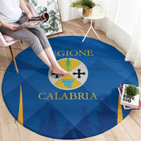 Italy Calabria Round Carpet Flag Style - Wonder Print Shop