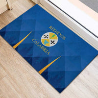 Italy Calabria Rubber Doormat Flag Style - Wonder Print Shop
