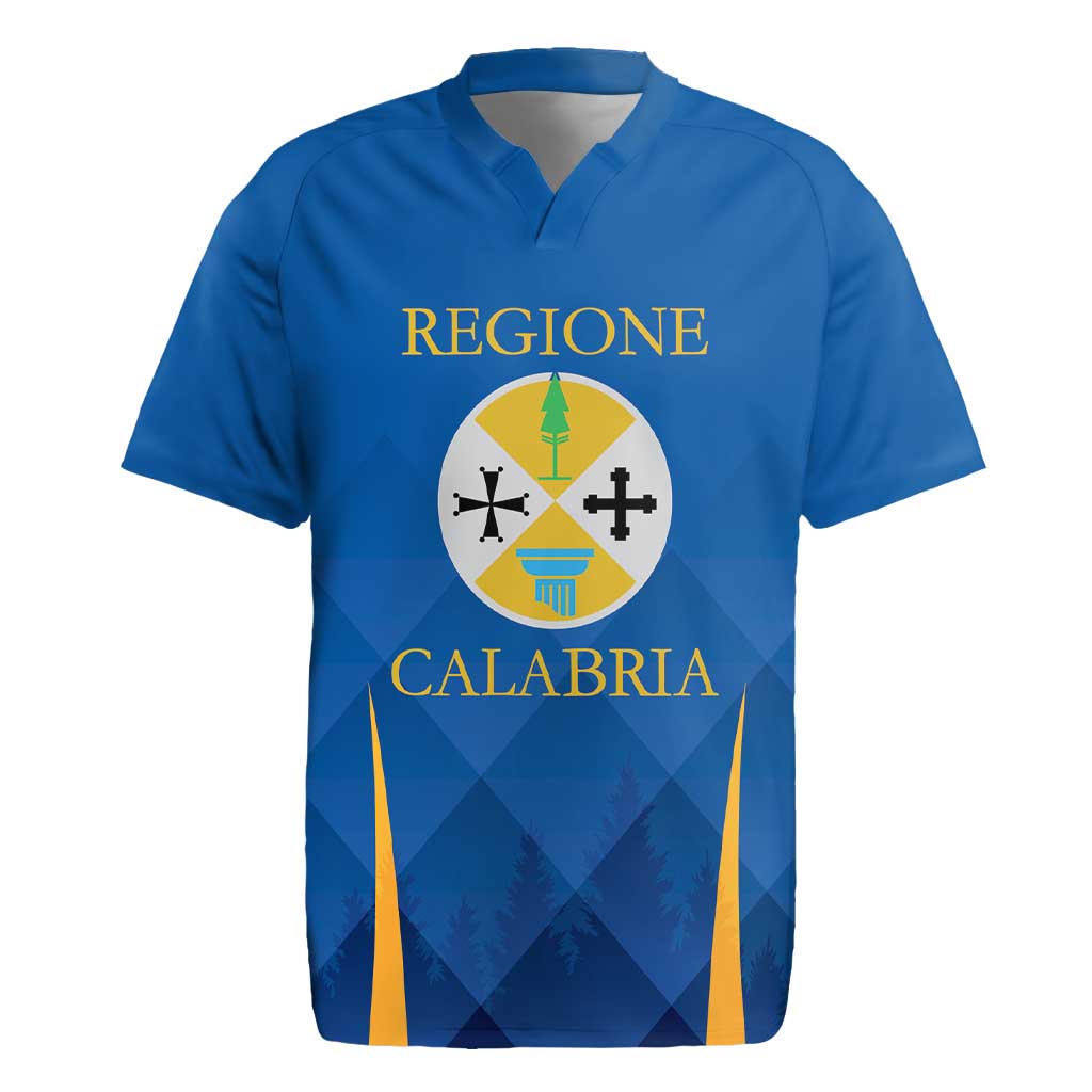 Italy Calabria Rugby Jersey Flag Style - Wonder Print Shop