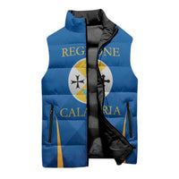 Italy Calabria Sleeveless Puffer Jacket Flag Style - Wonder Print Shop