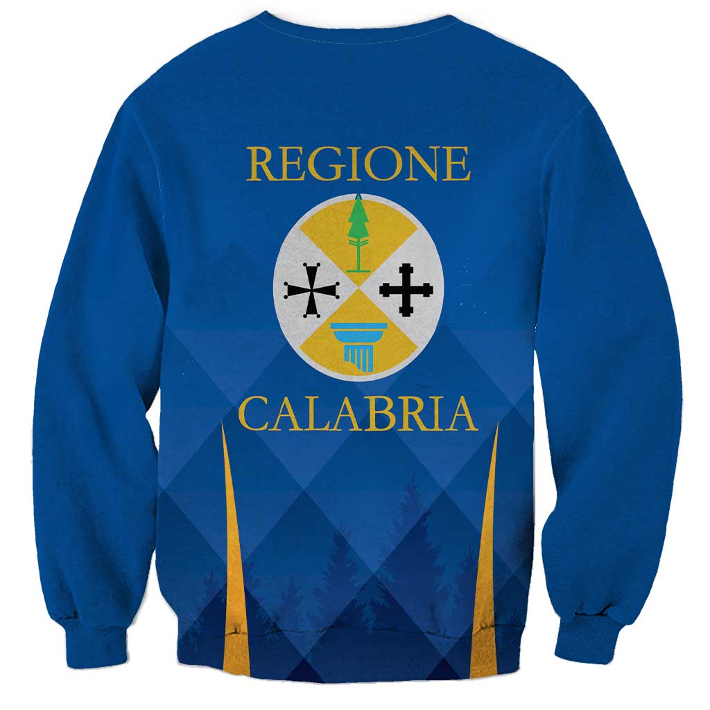 Italy Calabria Sweatshirt Flag Style - Wonder Print Shop